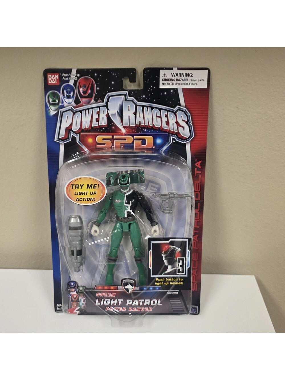 Power Rangers SPD Light Patrol Green Ranger New Factory Sealed 2004